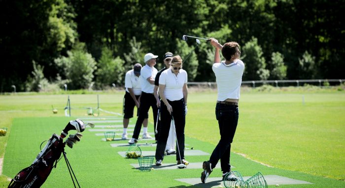 Joueur golf 2018 entrainement